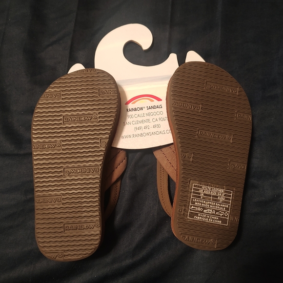 Rainbow Other - Baby Rainbow Sandals Brown Flip Flops